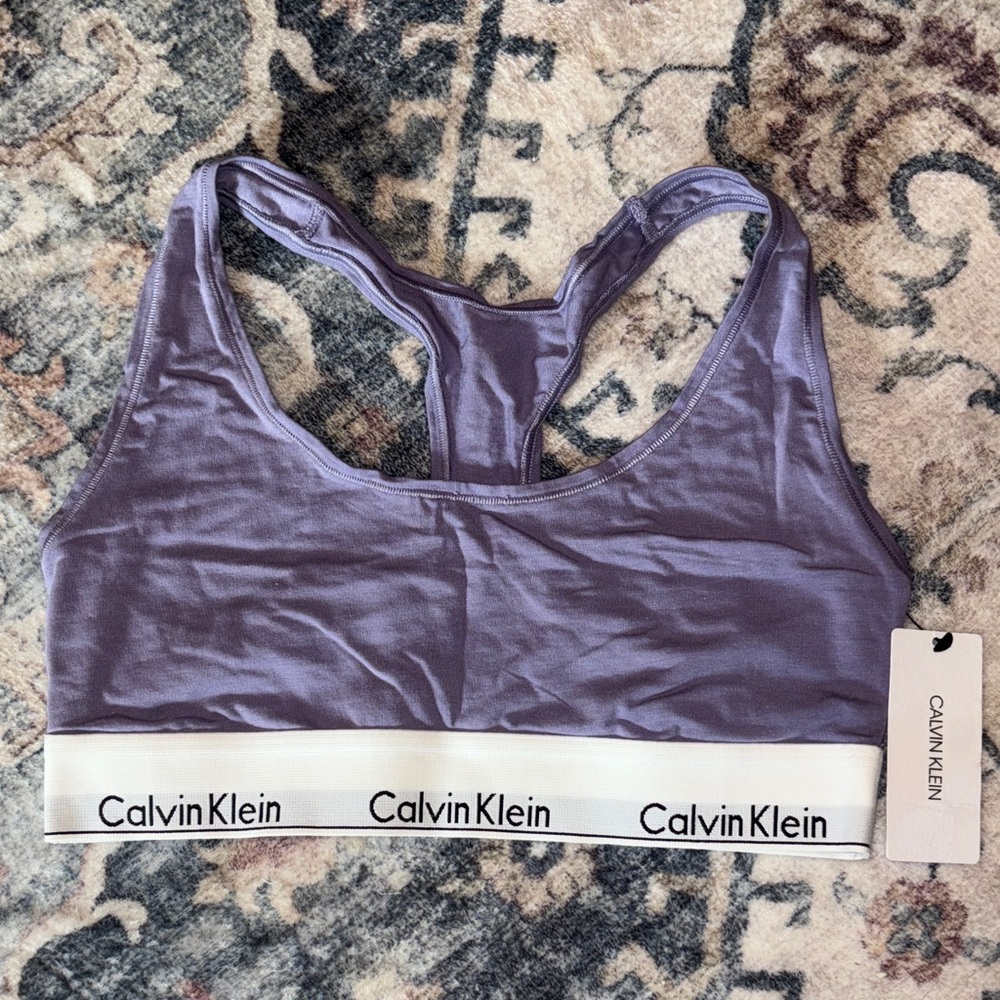 Calvin Klein Lavender Sports Bra